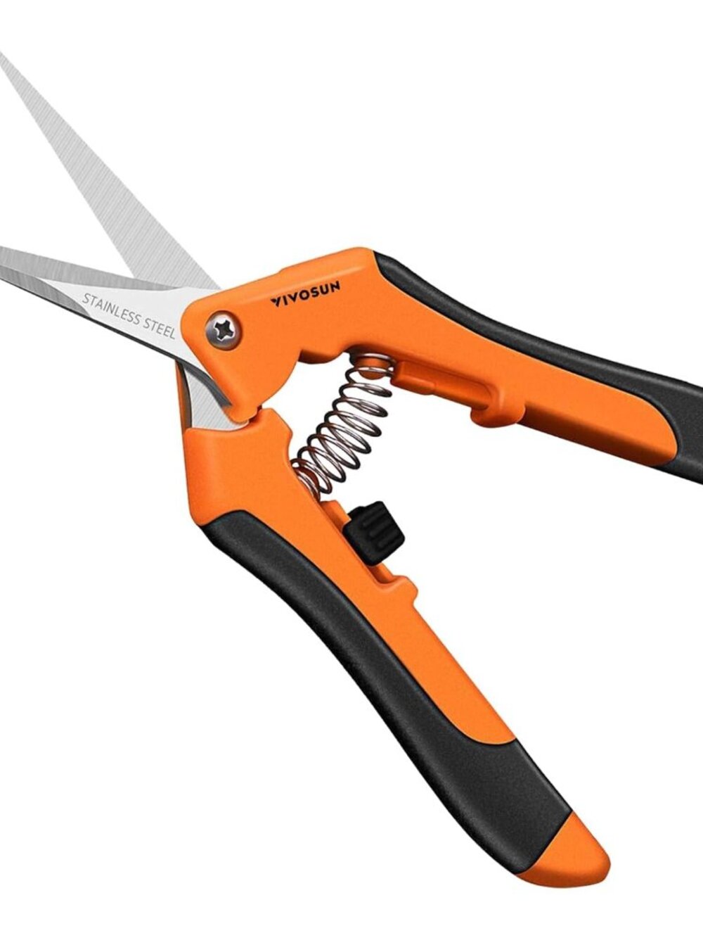6.5 Inch Gardening Scissors Hand Pruner Pruning Shear with Straight Stainless St